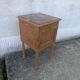 Nightstand, marble bedside table