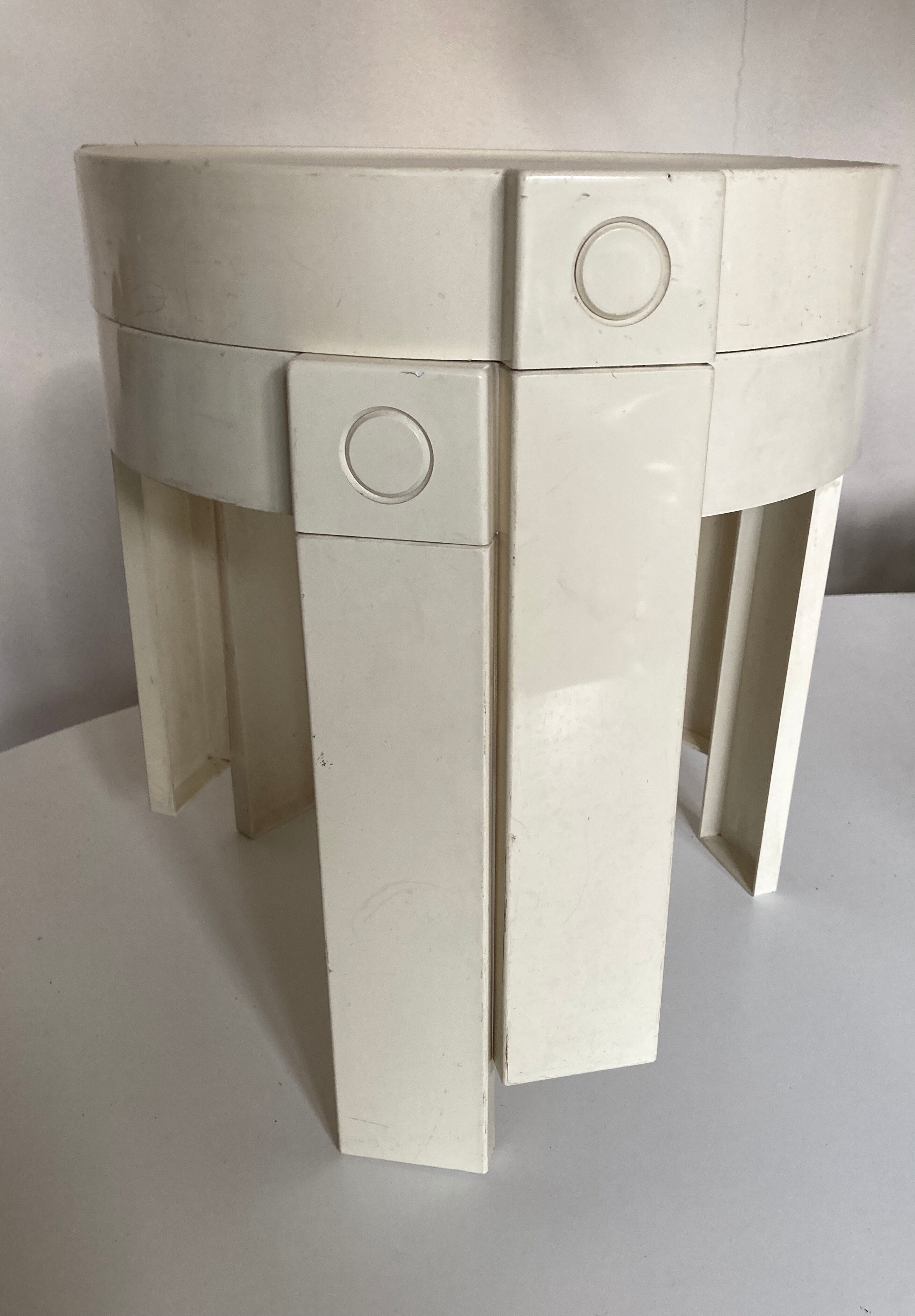 Pair of Studio Flair bedside coffee tables for Prisunic 1970