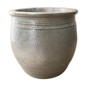 Grey sandstone grease pot