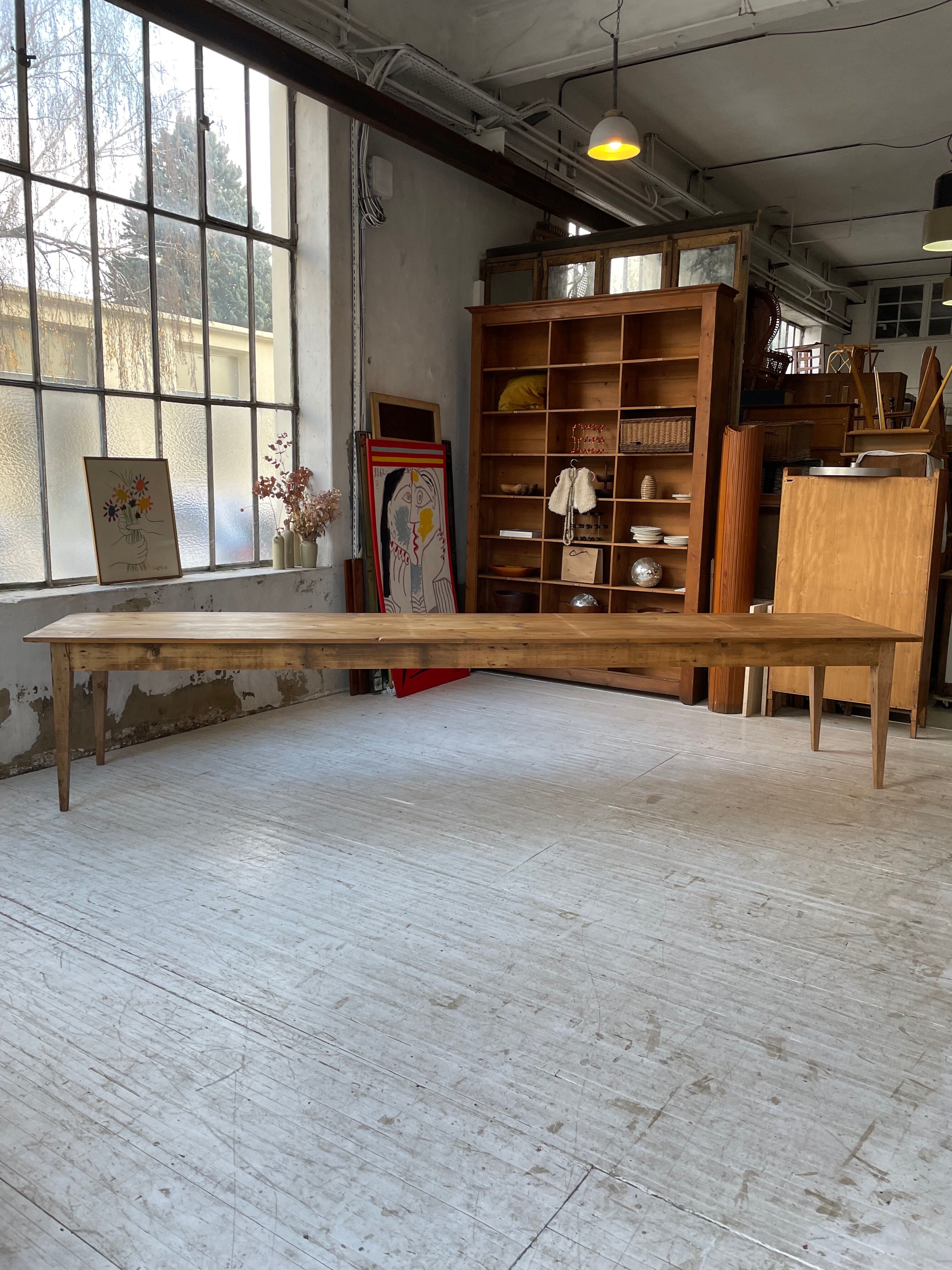 Farmhouse table beech pine XL 4m