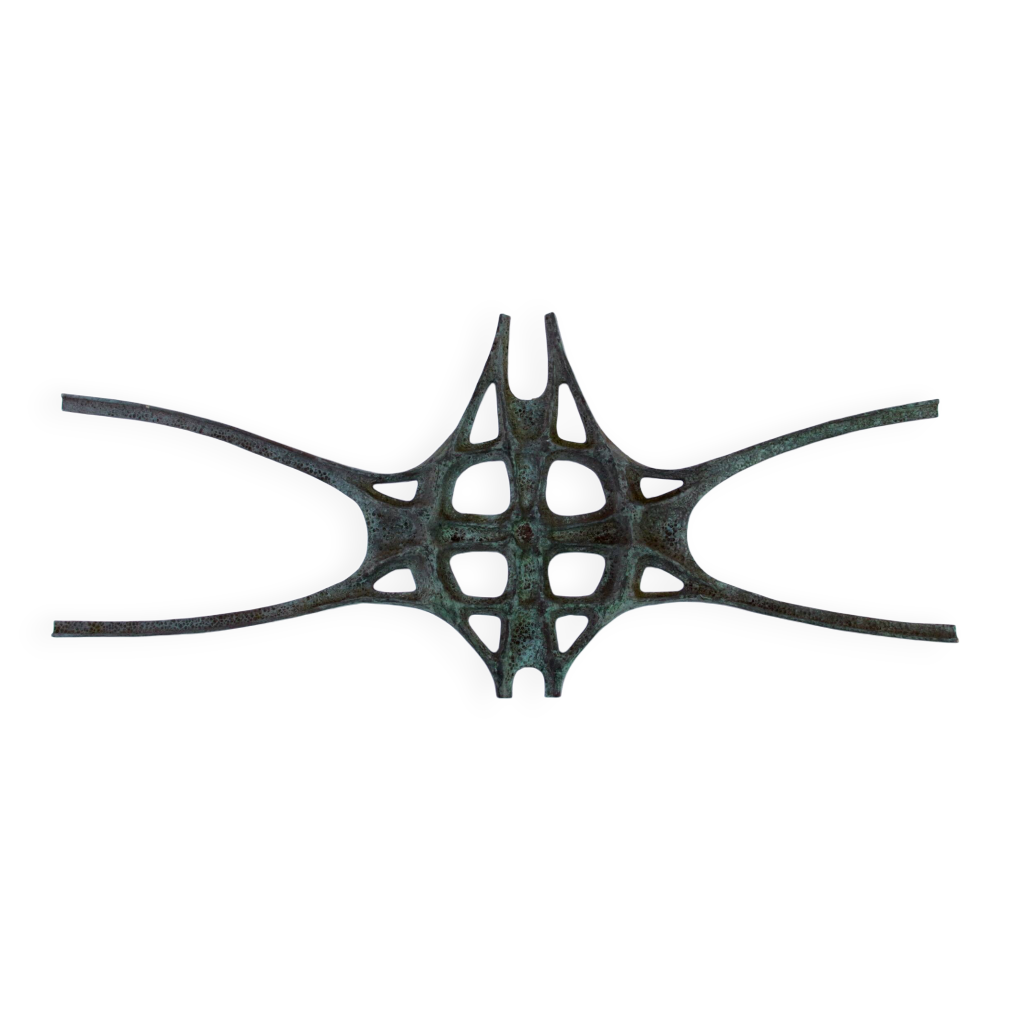 Brutalist "Timeless Elegance Bronze Wall Sculpture