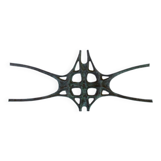 Brutalist "Timeless Elegance Bronze Wall Sculpture
