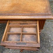 Bureau Louis XVI en chêne massif du 19ème