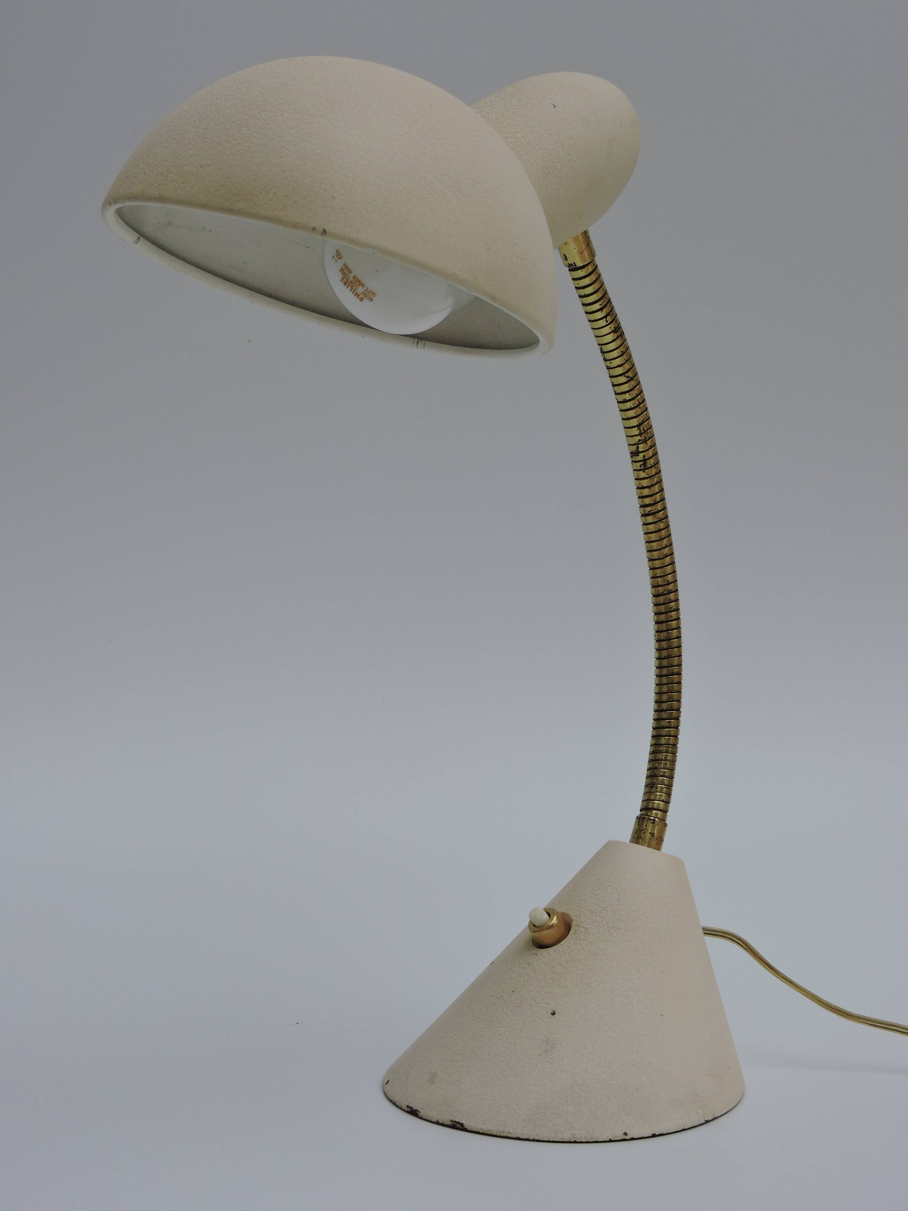 Vintage desk lamp "casserole"