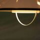1970s Swedish minimalist Scandinavian suspension lamp with a pull switch.