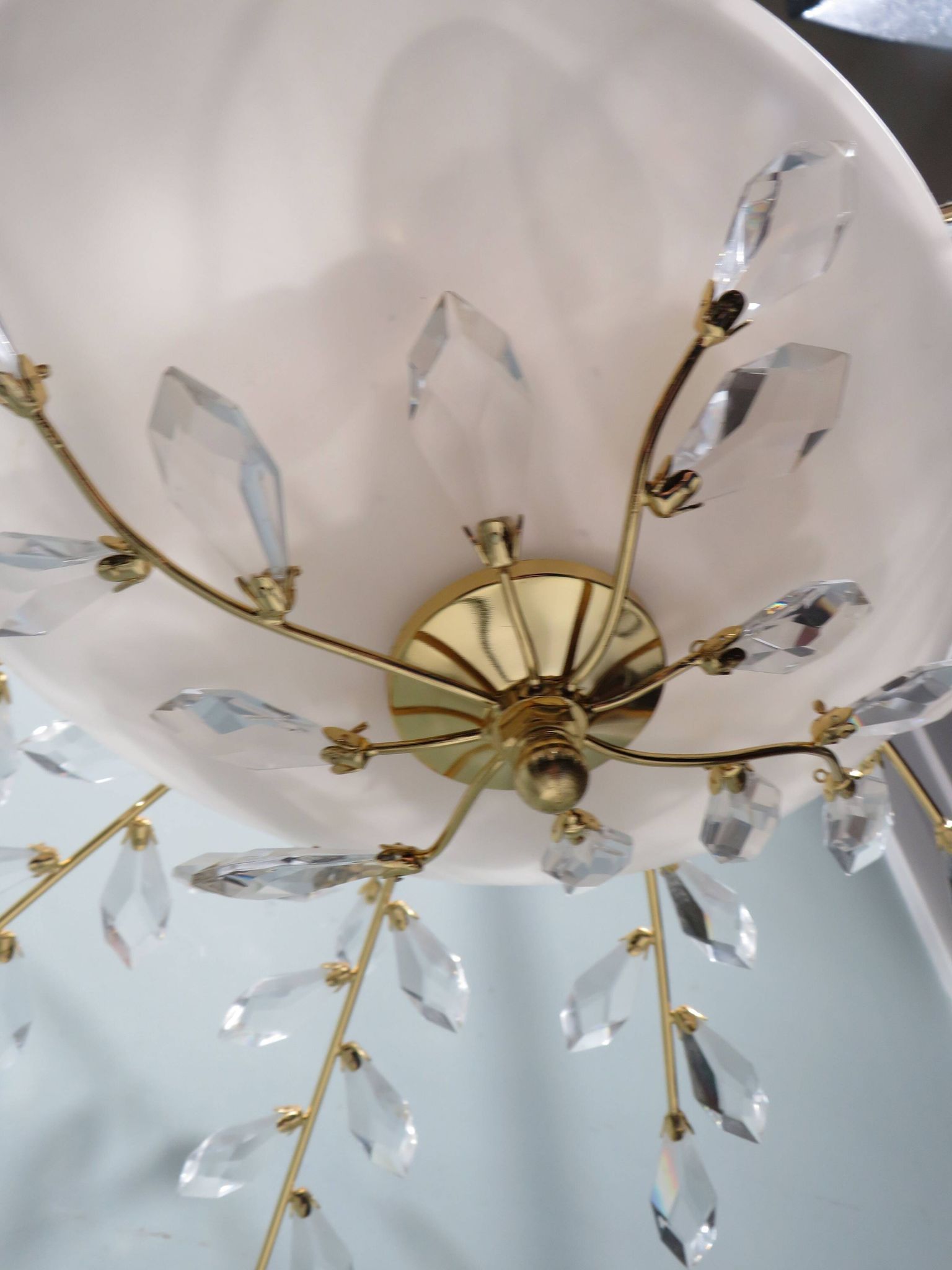 Hollywood Regency style vintage chandelier