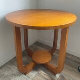 Art Deco oak coffee table from the 40s and 50s