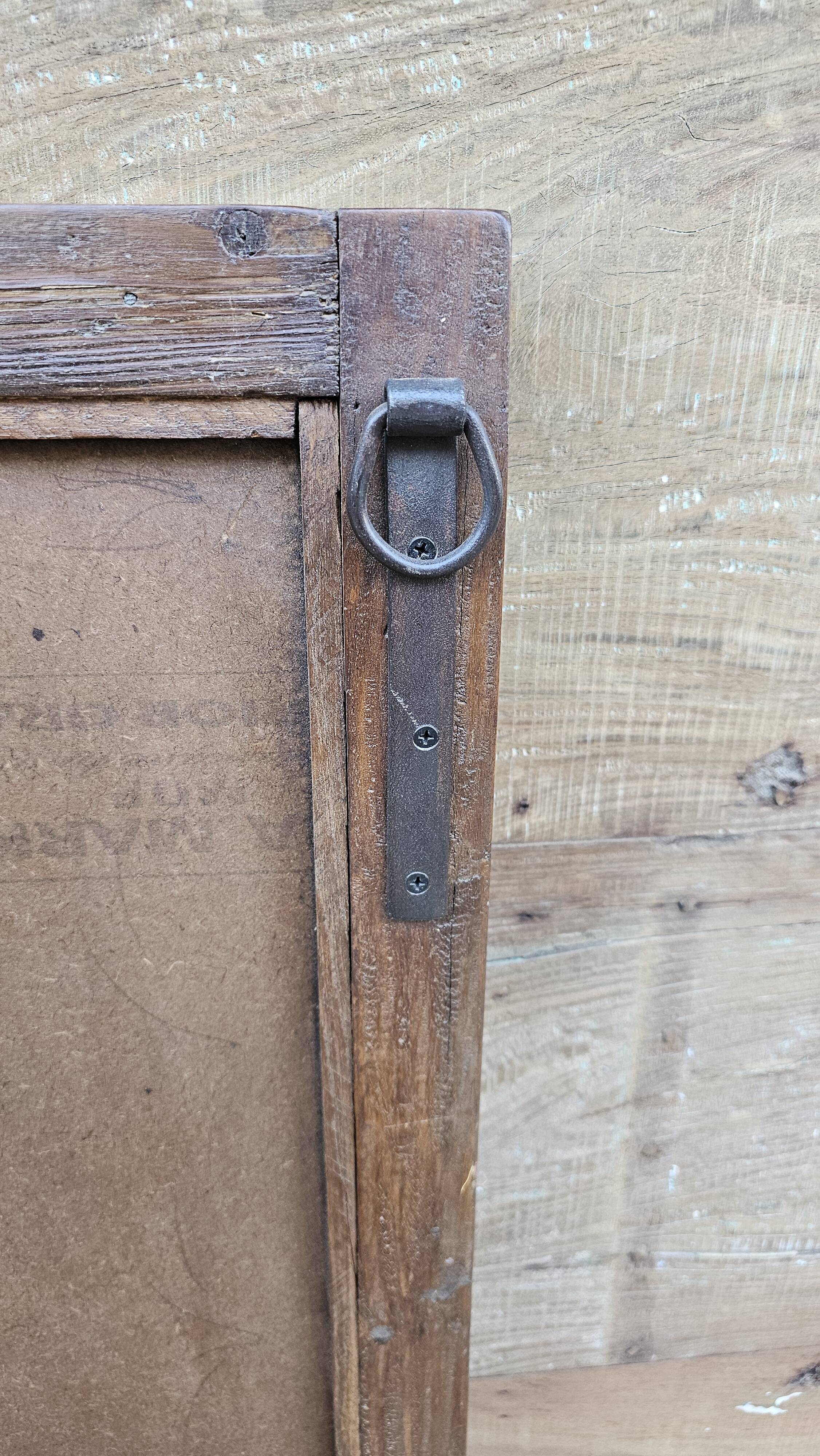 Teak mirror from Burma