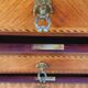 Louis XV style chest of drawers in noble wood marquetry – Marble top –