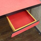 Vintage red formica table 1960