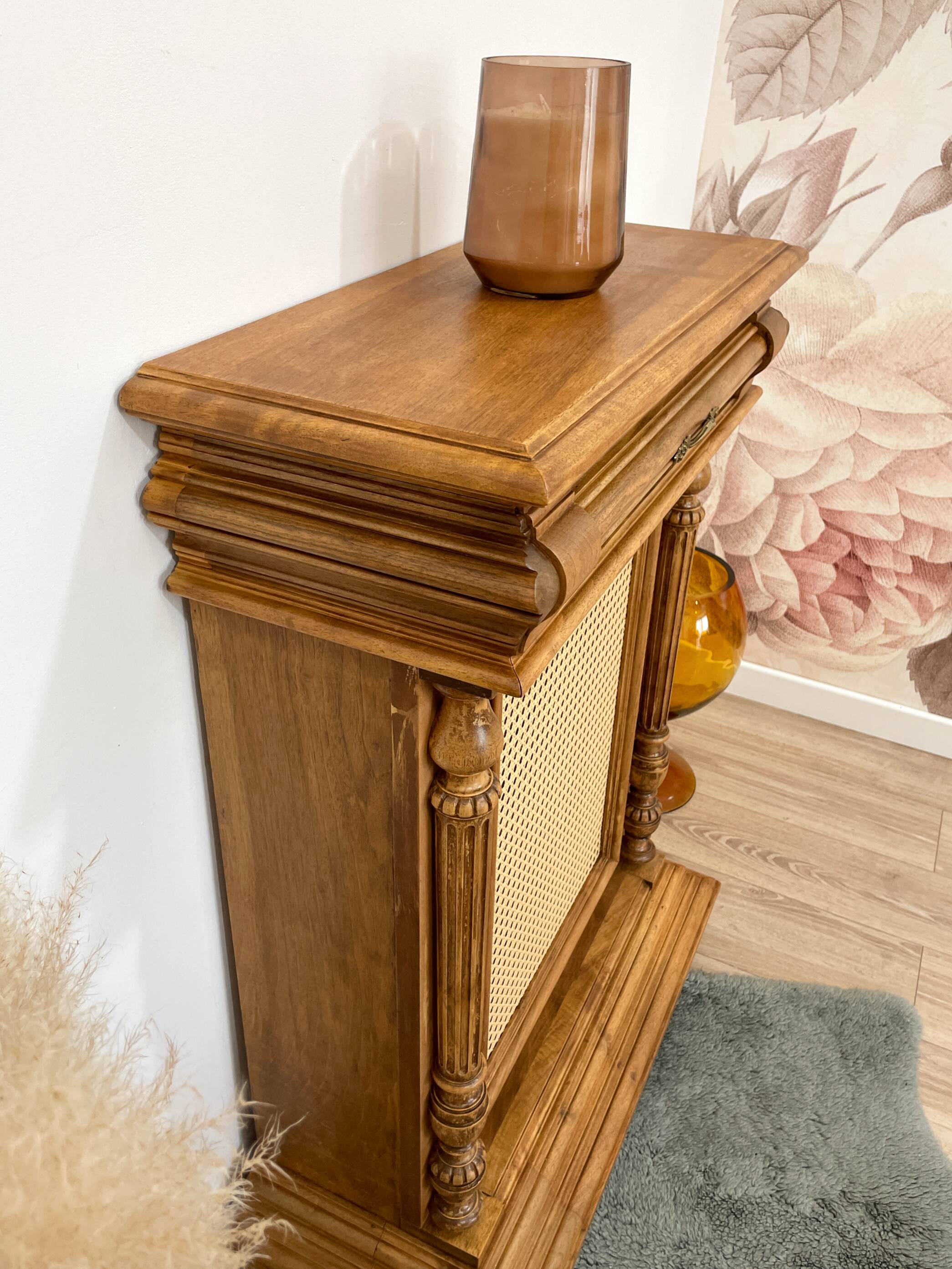 Napoleon III height walnut furniture - Double decoration