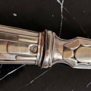 Silver salad cutlery Minerva hallmark