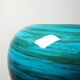 Large ceramic vase with mixed clays, malachite green glaze, 1950s-70s.