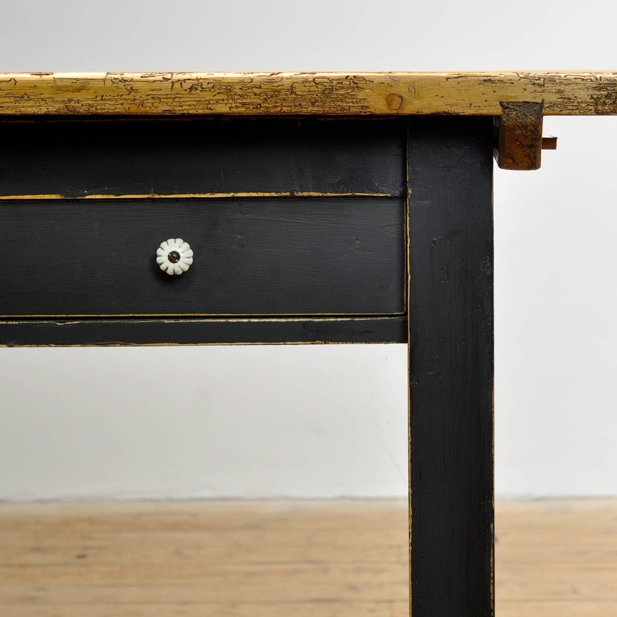 Pine kitchen/ prep table , circa 1920