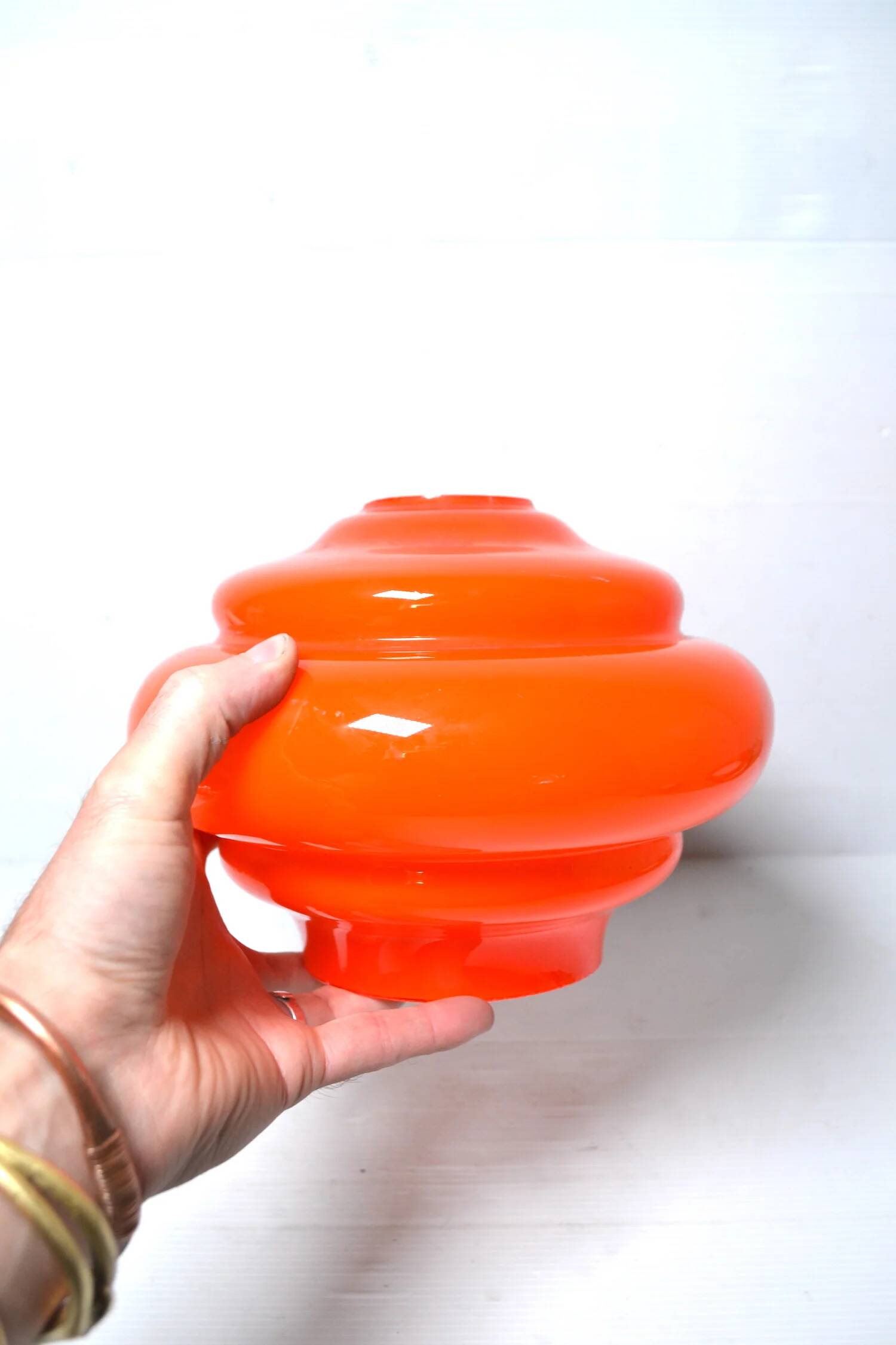 Space Age Opaline Pendant Light