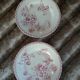 20 mismatched antique flat plates in ironstone