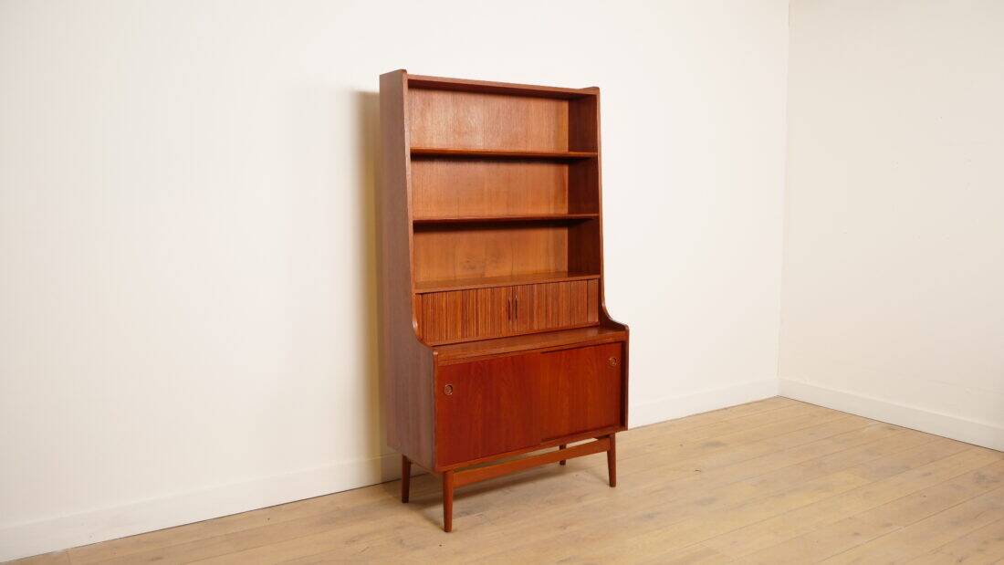 Vintage library | Secretary | Teak | Johannes Sorth