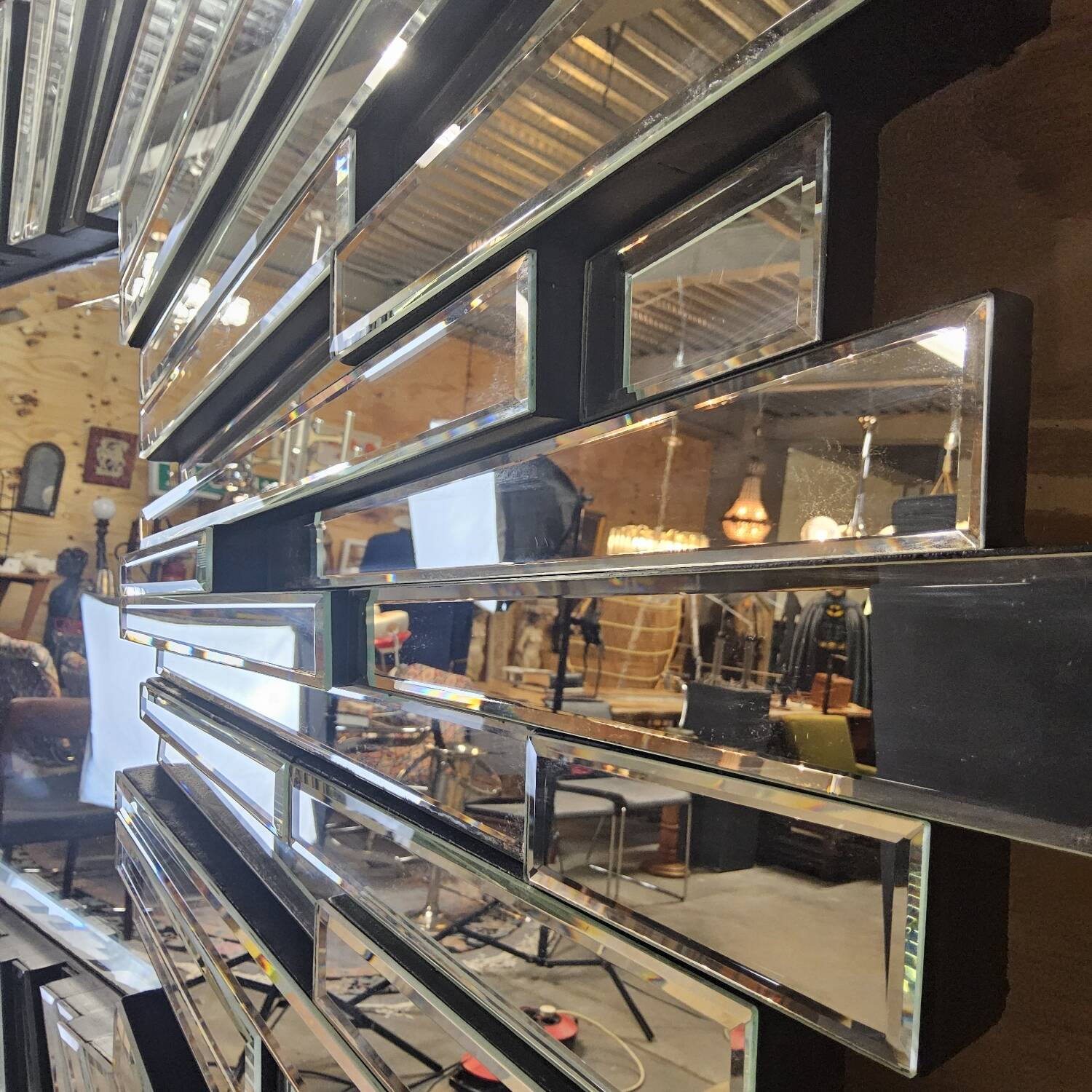 Large Hollywood Regency Eichholtz Sunburst mirror 120x120cm