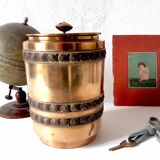 Brass jar with lid, oriental inspiration