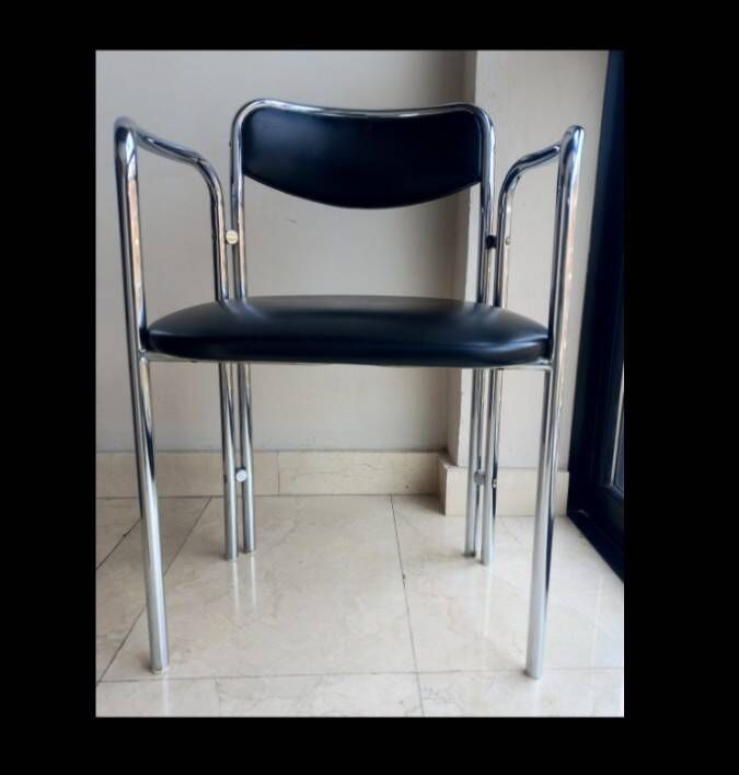 Set 2 mid century dining chairs