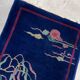 Ancient chinese carpet art deco handmade 64cm x 120cm 1920s