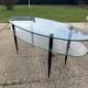 Oval coffee table, 1950s/60s.