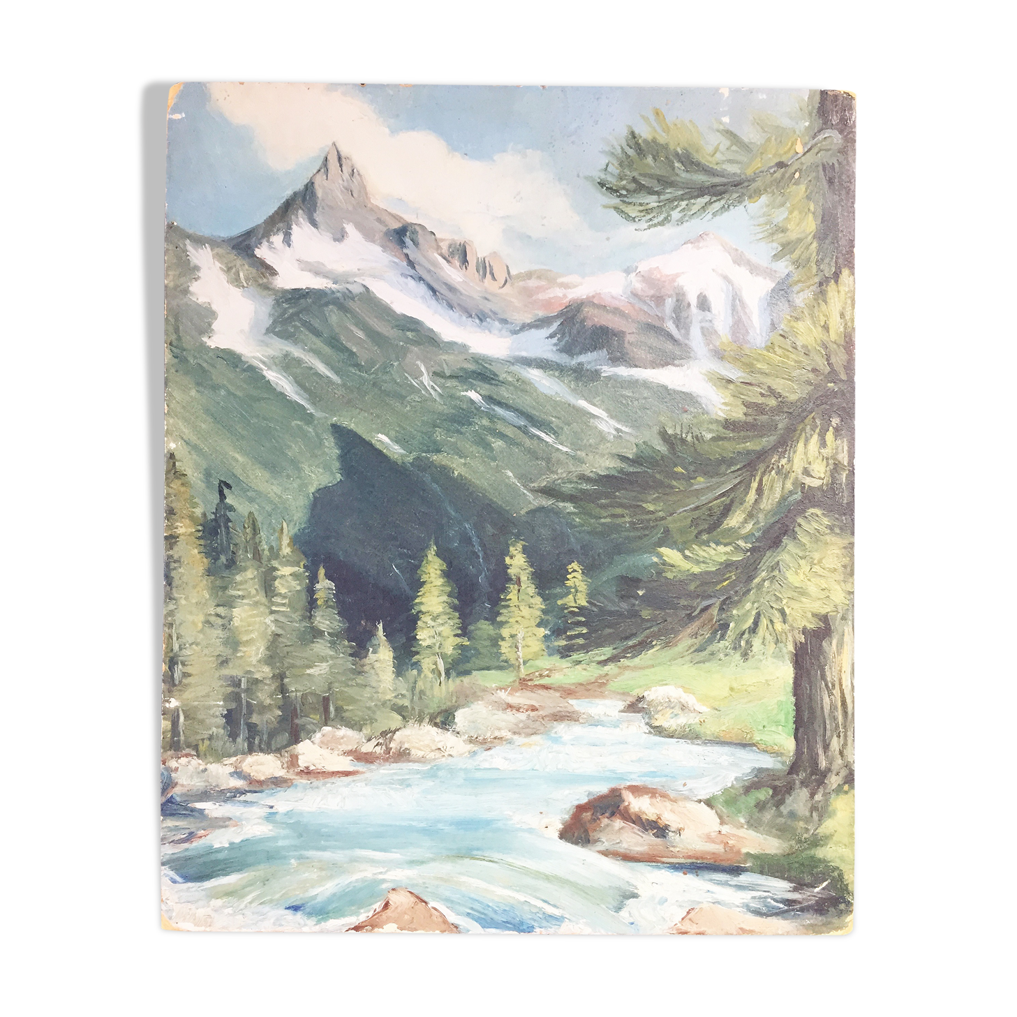 Ancient mountain canvas