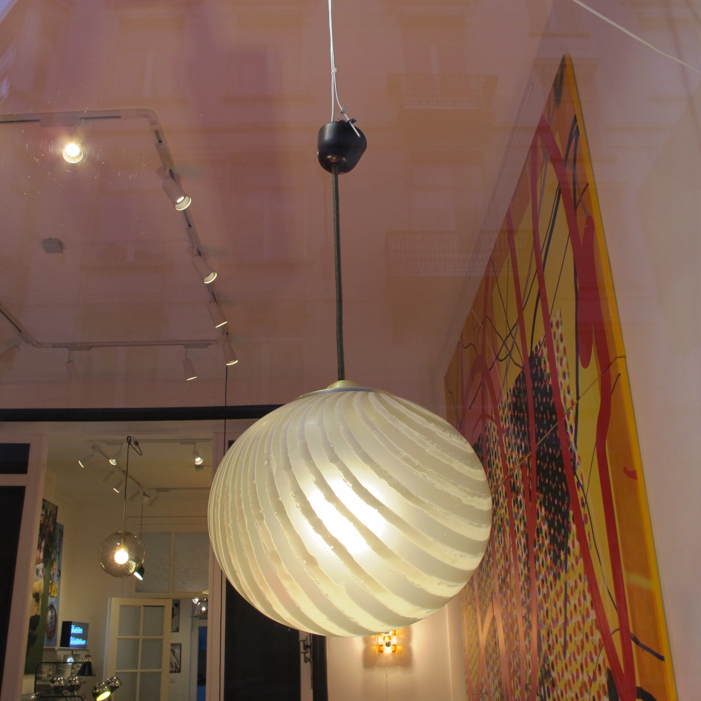 Suspension globe model "Kenya" Peill & Putzler - 1970