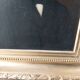 Painting Portrait of an ancient man 19th with gilded wooden frame