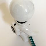 Cosmonaut lamp by J.C. Peire, in white ceramic, from the 70s and 80s.