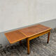 Art deco dining table or desk in wood (extendable)