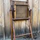 Teak and cane folding chair from the 1900s