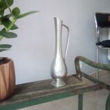 Ewer vase soliflore tin of the manor