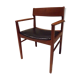 Fauteuil de bureau danois teck 1960 Erik Buck