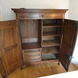 Antique cabinet Louis XIV walnut