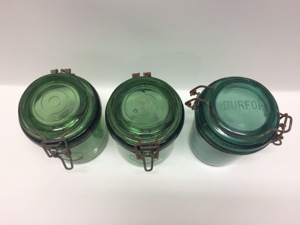 Lot of 3 jars "Durfor" and "Rapid".