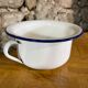 Enamelled pot