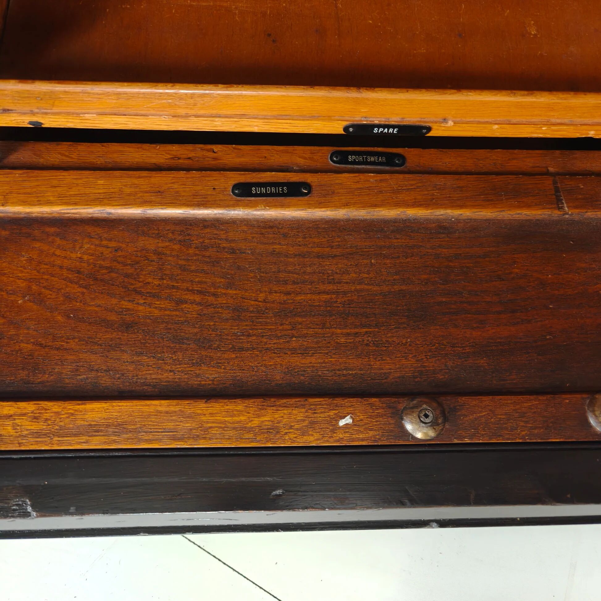1920s Mahogany and Oak Compactom Ltd Gentleman’s Wardrobe