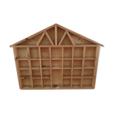 Wooden shelf house