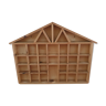 Wooden shelf house