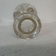 Vase en verre evasé à boules