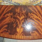 Varnished chest of drawers with rounded front with 4 drawers in classic baroque style 1880/1900