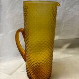 Amber glass carafe