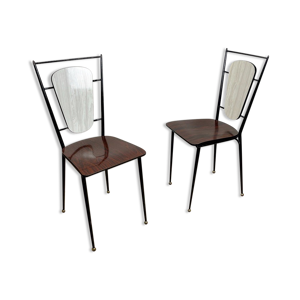 paire de chaises design - formica