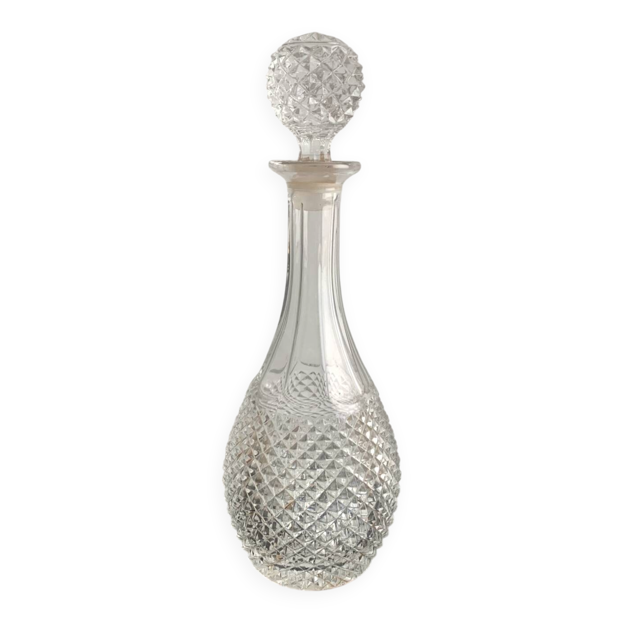 Carafe en cristal vintage