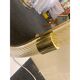 Elegant "Torciglione" Gold Murano Glass Wall Mirror in Barovier Style