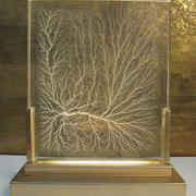 Lampe de bureau doré de Maison Jansen 1970