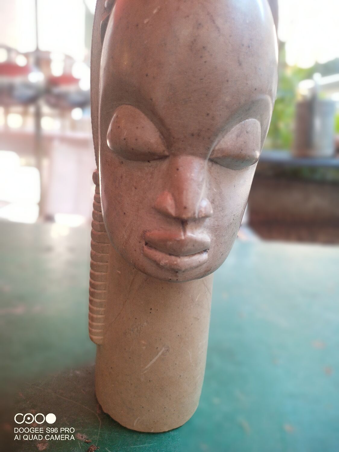 African stone statue