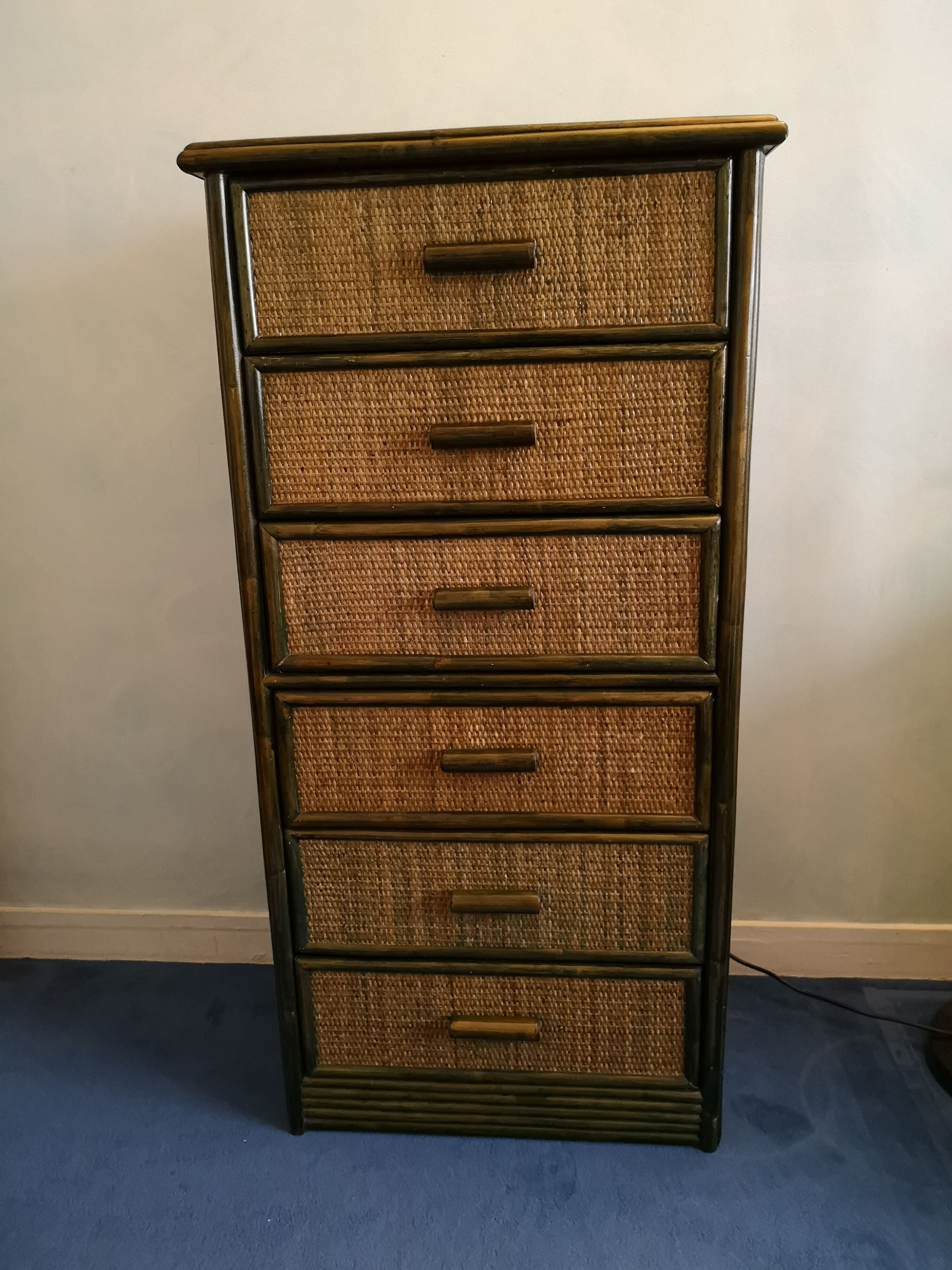 Rattan ragpicker 1980s