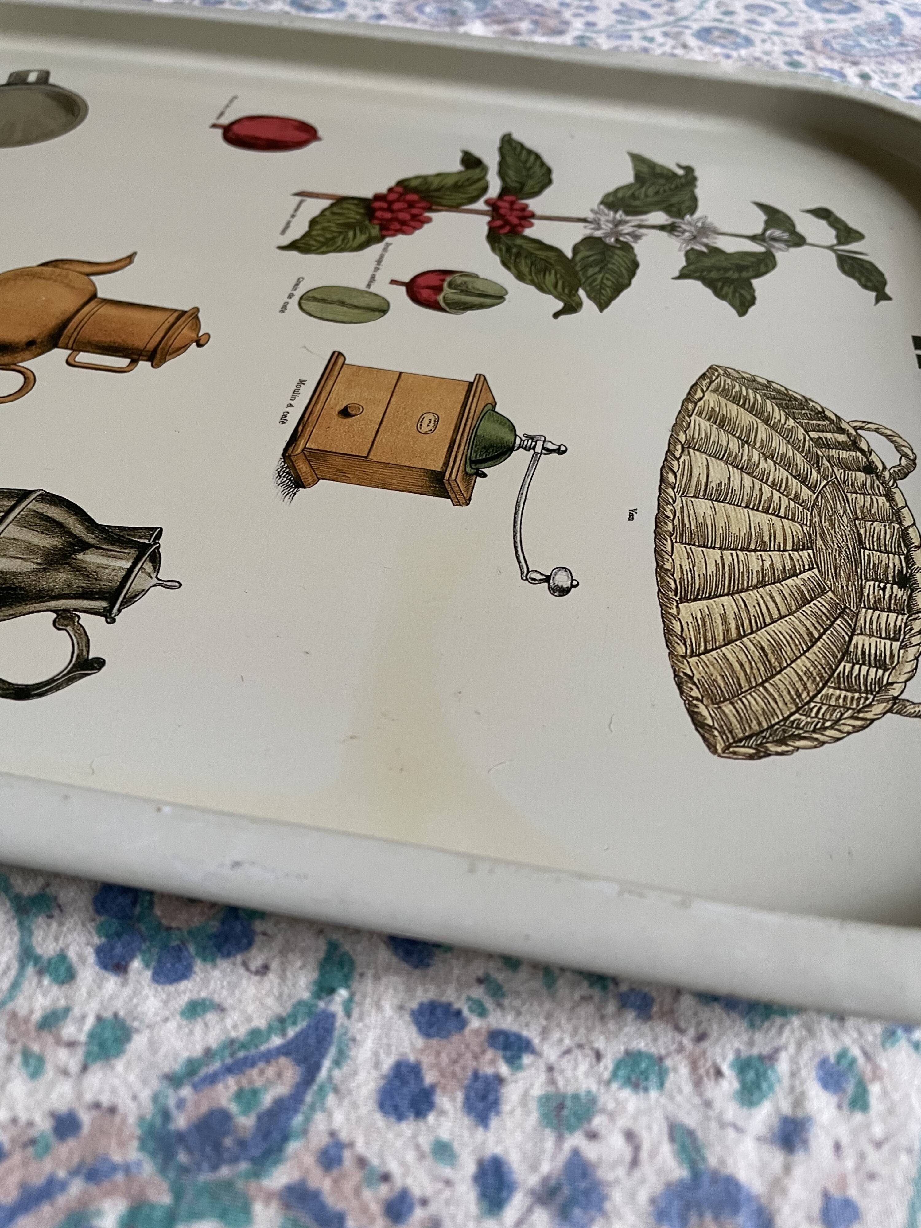 Vintage metal tray